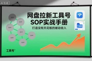 网盘拉新工具号SOP实战手册,打造没有天花板的被动收入-麦资源网