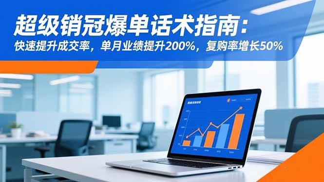 图片[1]-（16511期）超级销冠爆单话术指南：快速提升成交率，单月业绩提升200%，复购率增长50%