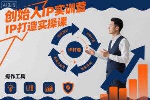创始人IP实训营，IP打造实操课-麦资源网