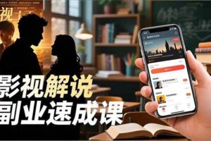 （16740期）Tk影视解说副业速成课，软件安装、全流程实操、爆款预设，新手两周变现-麦资源网