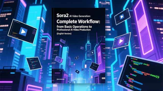 图片[1]-（16758期）Sora2 AI视频生成的系统教程（英文版）：从基础操作到专业级AI视频制作的完整工作流