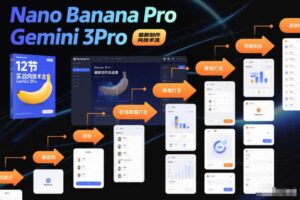 Nano Banana Pro Gemini 3Pro，最新创作实战课，12节实战向技术流，职场降维打击-麦资源网