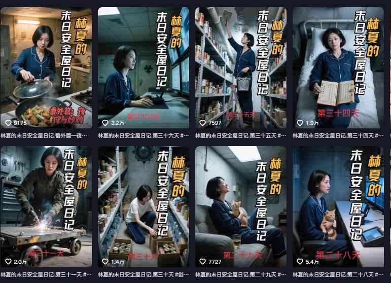 十个作品涨粉近20W！用AI制作末日*日记连载，日入4位数，评论区爆肝求更新（附详细步骤）