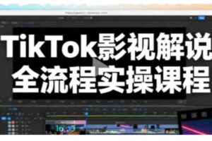 TikTok影视解说全流程实操，手把手教你打造TK爆款解说视频-麦资源网