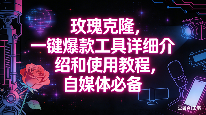 图片[1]-（16811期）玫瑰克隆工具，自媒体必备神器，一键爆款，详细介绍和使用教程