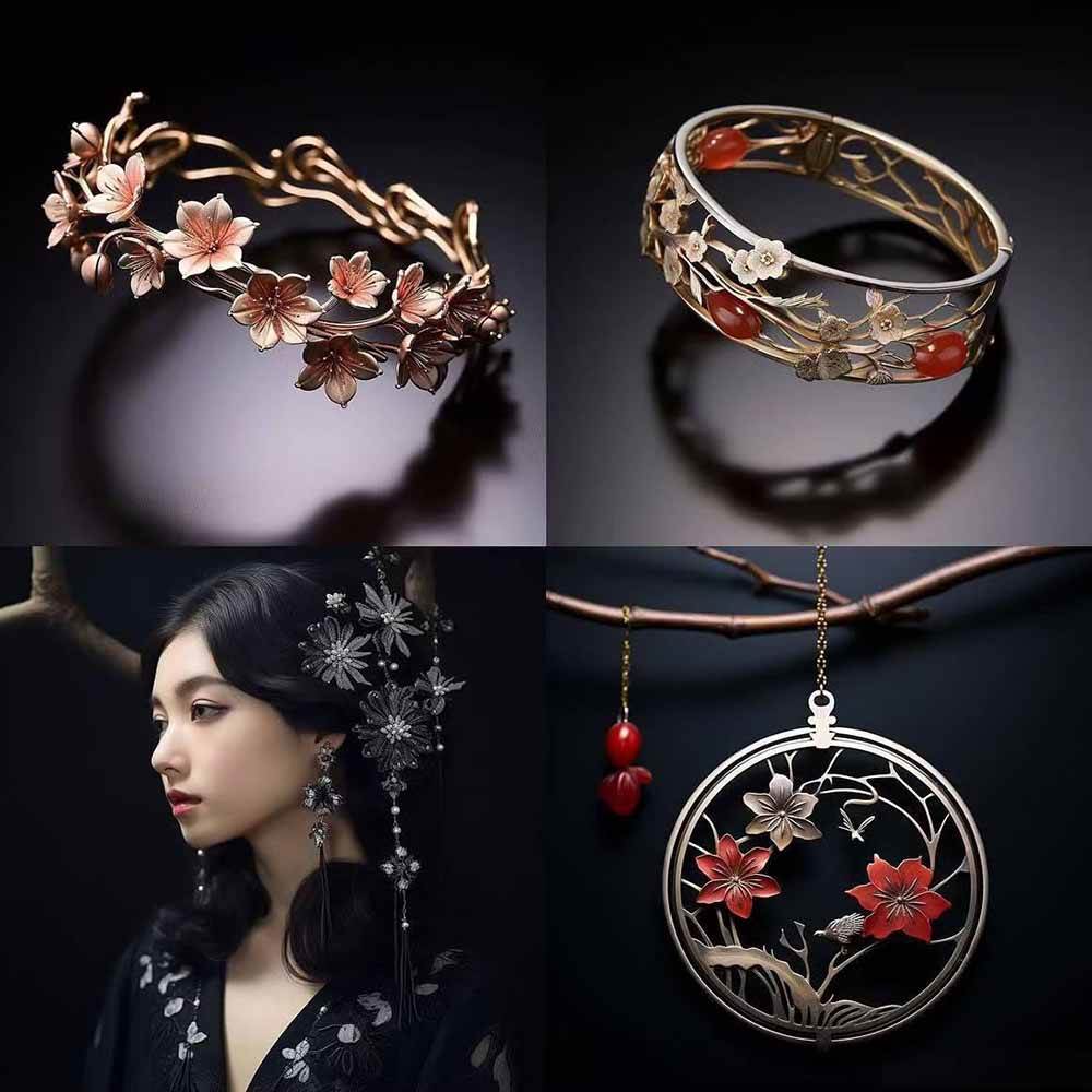 图片[5]-463个Midjourney珠宝摄影提示词：覆盖全品类珠宝，AI设计秒出专业效果