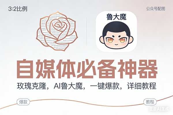 图片[1]-（17170期）玫瑰克隆神器，ai鲁大魔，自媒体必备工具，一键爆款神器，详细教程。