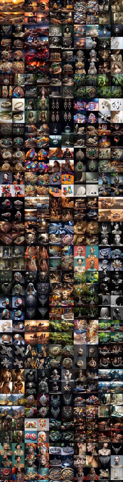 图片[7]-463个Midjourney珠宝摄影提示词：覆盖全品类珠宝，AI设计秒出专业效果