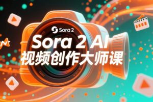 （17081期）如何利用Sora 2创建流行AI人工智能视频大师班教程：掌握创作全流程，产出百万播放内容-麦资源网