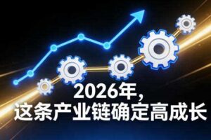 付费文章：2026年，这条产业链确定高成长-麦资源网