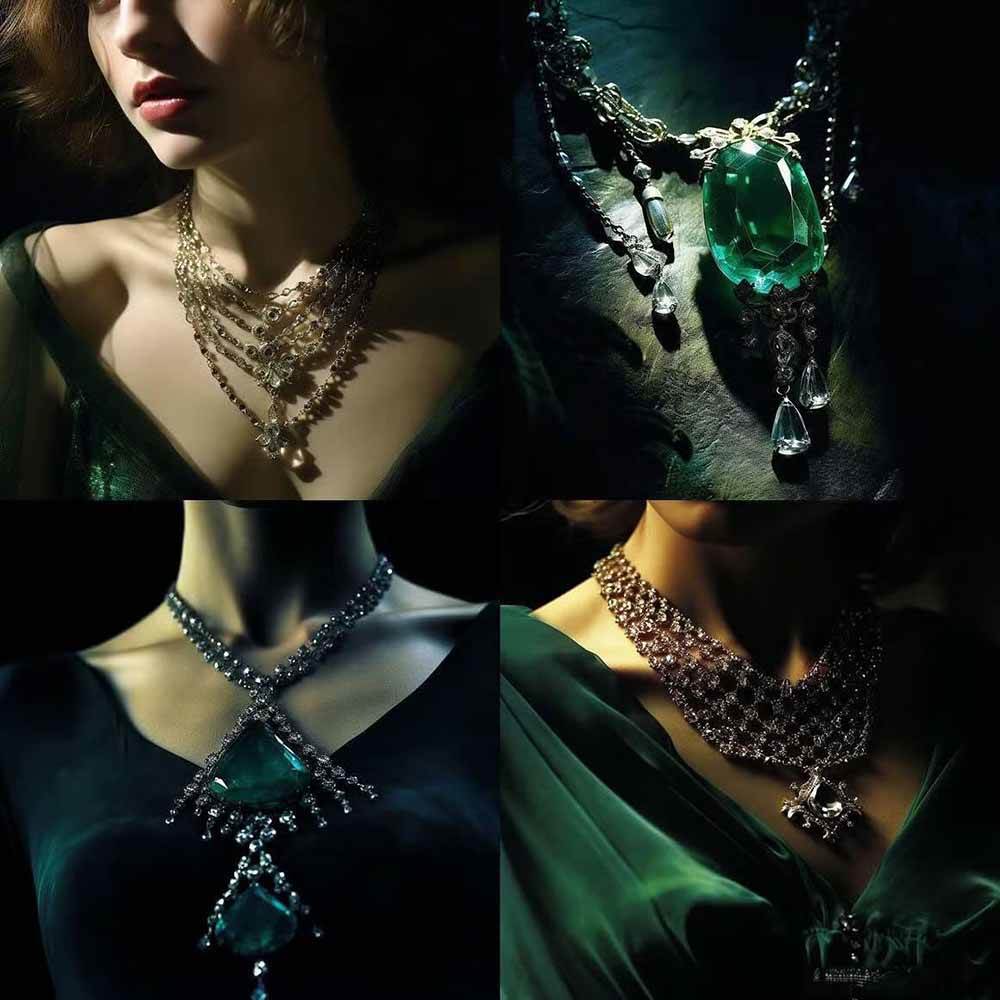 图片[2]-463个Midjourney珠宝摄影提示词：覆盖全品类珠宝，AI设计秒出专业效果