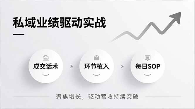 图片[1]-（16988期）私域业绩驱动实战，成交话术、环节植入、每日SOP，聚焦增长，驱动营收持续突破