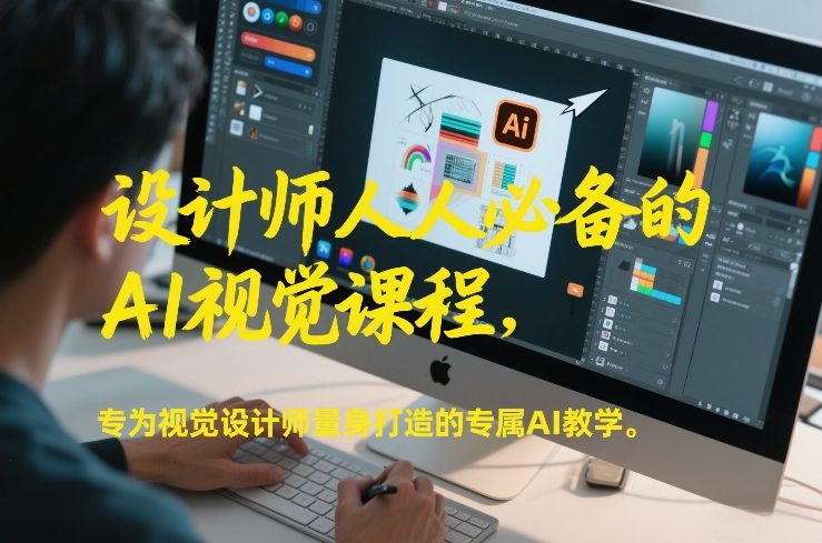设计师人人*的AI视觉课程，专为视觉设计师量身打造的专属AI教学
