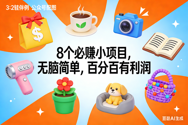 图片[1]-（17114期）8个必赚小项目，无脑简单，百分百有利润，副业首选，日入300+