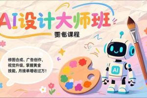 （17141期）Nano Banana-AI设计大师班，修图合成、广告创作、视觉升级，掌握黄金生产技能，月接单增收过万-麦资源网