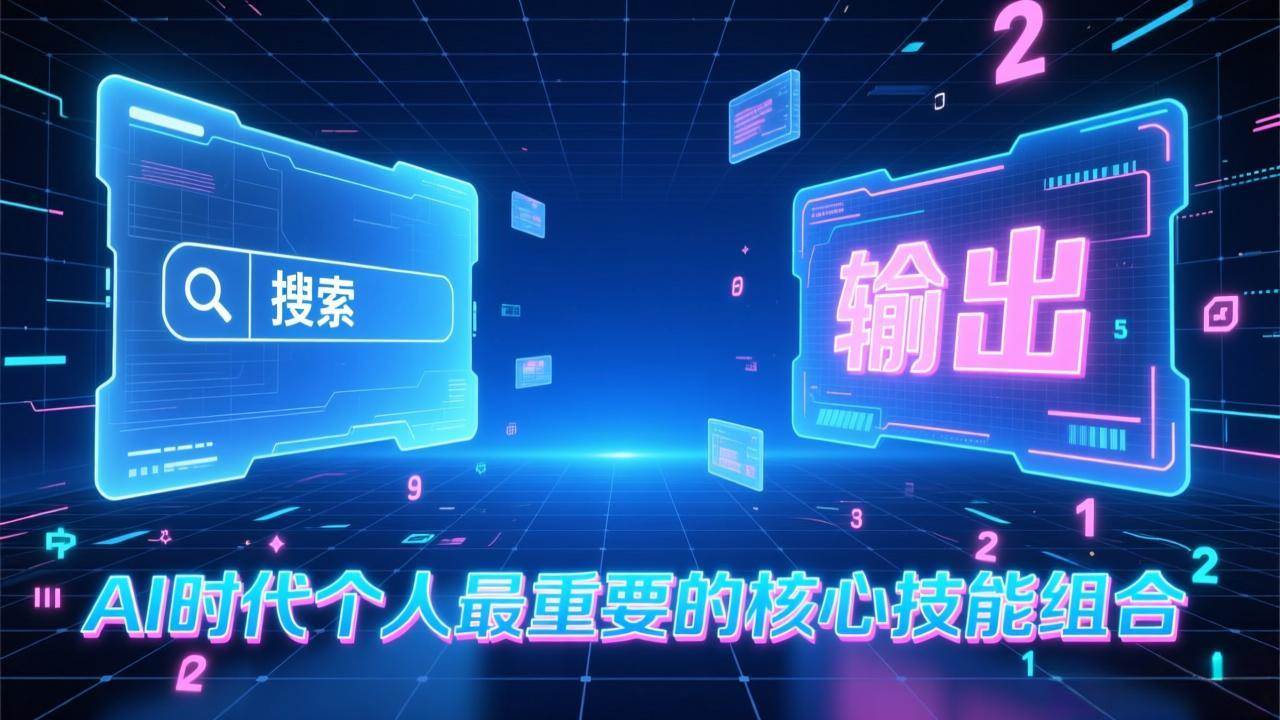 图片[1]-（17074期）付费文章：AI时代个人最重要的核心技能组合：“输出能力”和“搜索能力”