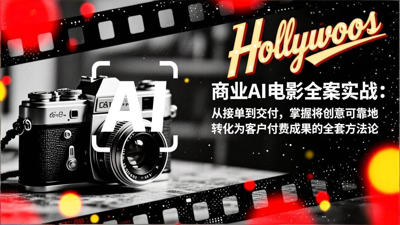 图片[1]-（17092期）商业AI电影全案实战：从接单到交付，掌握将创意可靠地转化为客户付费成果的全套方法论