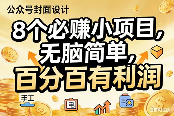 图片[1]-（17224期）10个必赚小项目，无脑简单，百分百有利润，副业首选，日入200+