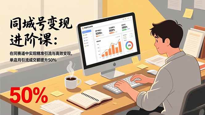 图片[1]-（17015期）同城号变现进阶课：在同城赛道中实现精准引流与高效变现，单店月引流成交额提升50%