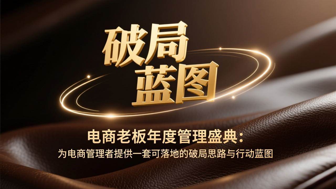 图片[1]-（17374期）电商老板年度管理盛典：为电商管理者提供一套可落地的破局思路与行动蓝图