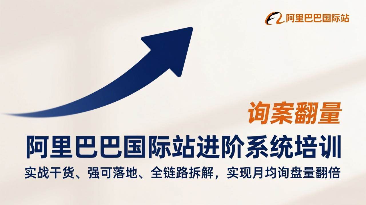 图片[1]-（17335期）阿里巴巴国际站进阶系统培训，实战干货、强可落地、全链路拆解，实现月均询盘量翻倍