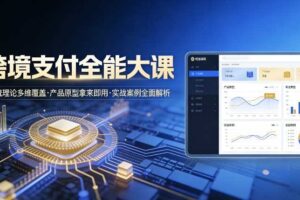 跨境支付全能大课，系统理论多维覆盖，产品原型拿来即用，实战案例全面解析-麦资源网