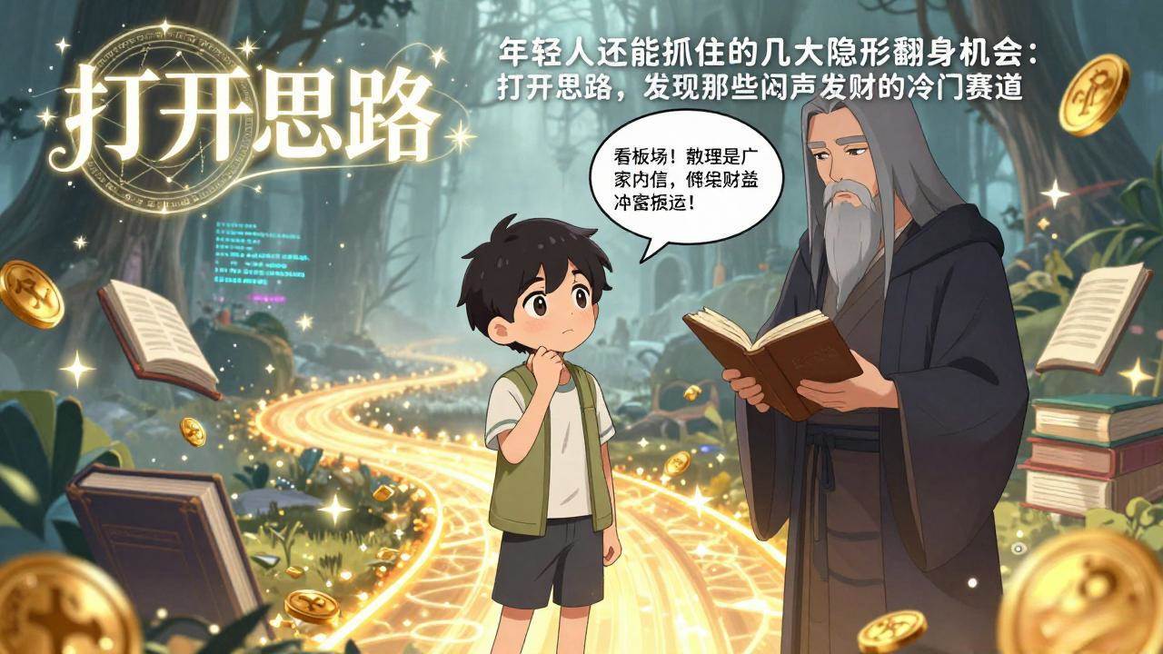 图片[1]-（17471期）付费文1+2：年轻人还能抓住的几大隐形翻身机会：打开思路，发现那些闷声发财的冷门赛道