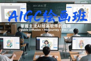 AIGC绘画班，掌握主流Ai绘画软件的应用（Stable Diffusion x Midjourney x Fooocus）-麦资源网