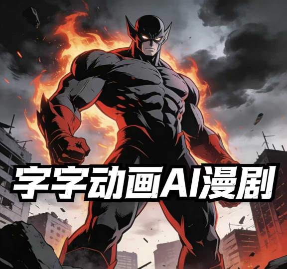 字字动画AI漫剧2026年*期系统课程，小白看完就能学会实操的漫剧课，单人月收1-3W