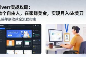 Fiverr实战攻略，做个自由人，在家賺美金，实现月入6k美刀-麦资源网