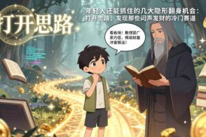 （17471期）付费文1+2：年轻人还能抓住的几大隐形翻身机会：打开思路，发现那些闷声发财的冷门赛道-麦资源网