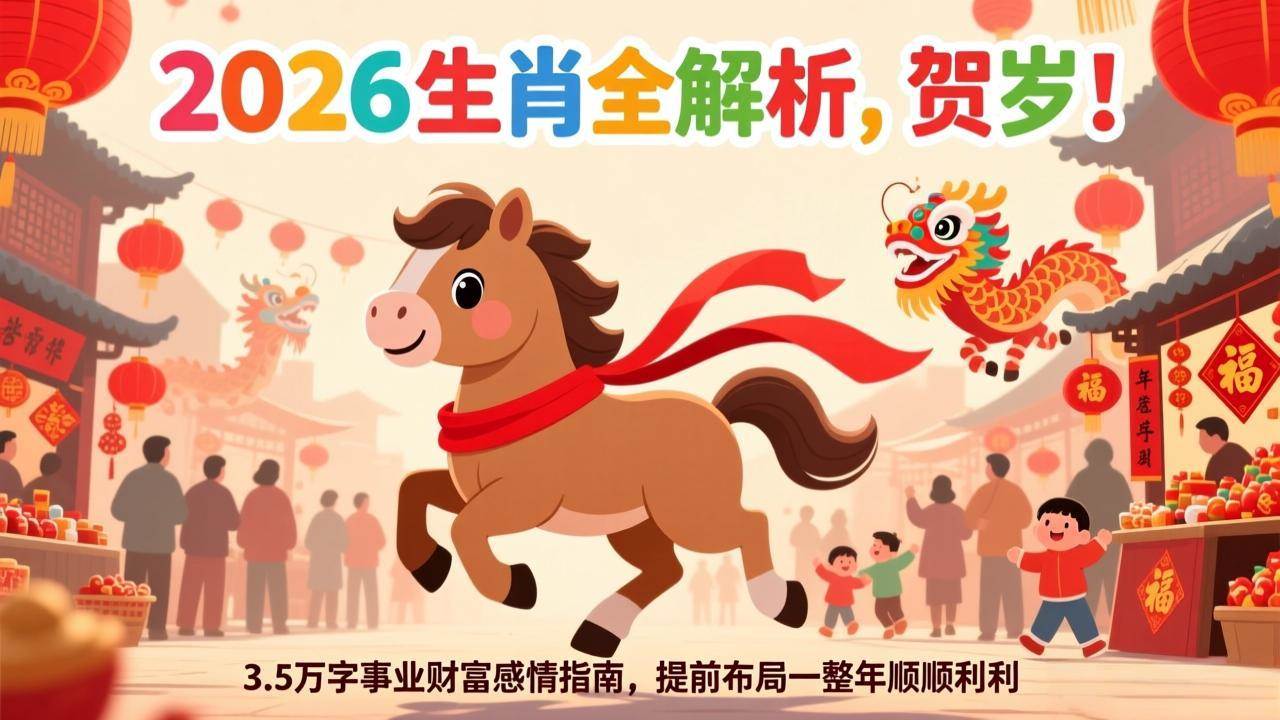 图片[1]-（17428期）付费文章：贺岁！2026生肖全解析，3.5万字事业财富感情指南，提前布局一整年顺顺利利