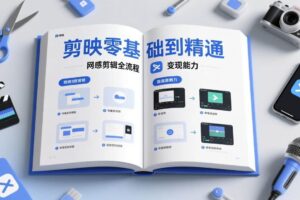 （17473期）剪映零基础也能快速上手，从入门到精通掌握网感剪辑全流程，掌握能直接变现的剪辑能力-麦资源网