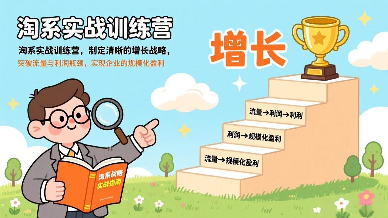图片[1]-（17325期）淘系实战训练营(更新)，制定清晰的增长战略，突破流量与利润瓶颈，实现企业的规模化盈利