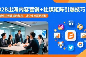 （17470期）B2B出海内容营销+社媒矩阵引爆技巧：抓住内容营销的红利，让企业出海更轻松-麦资源网
