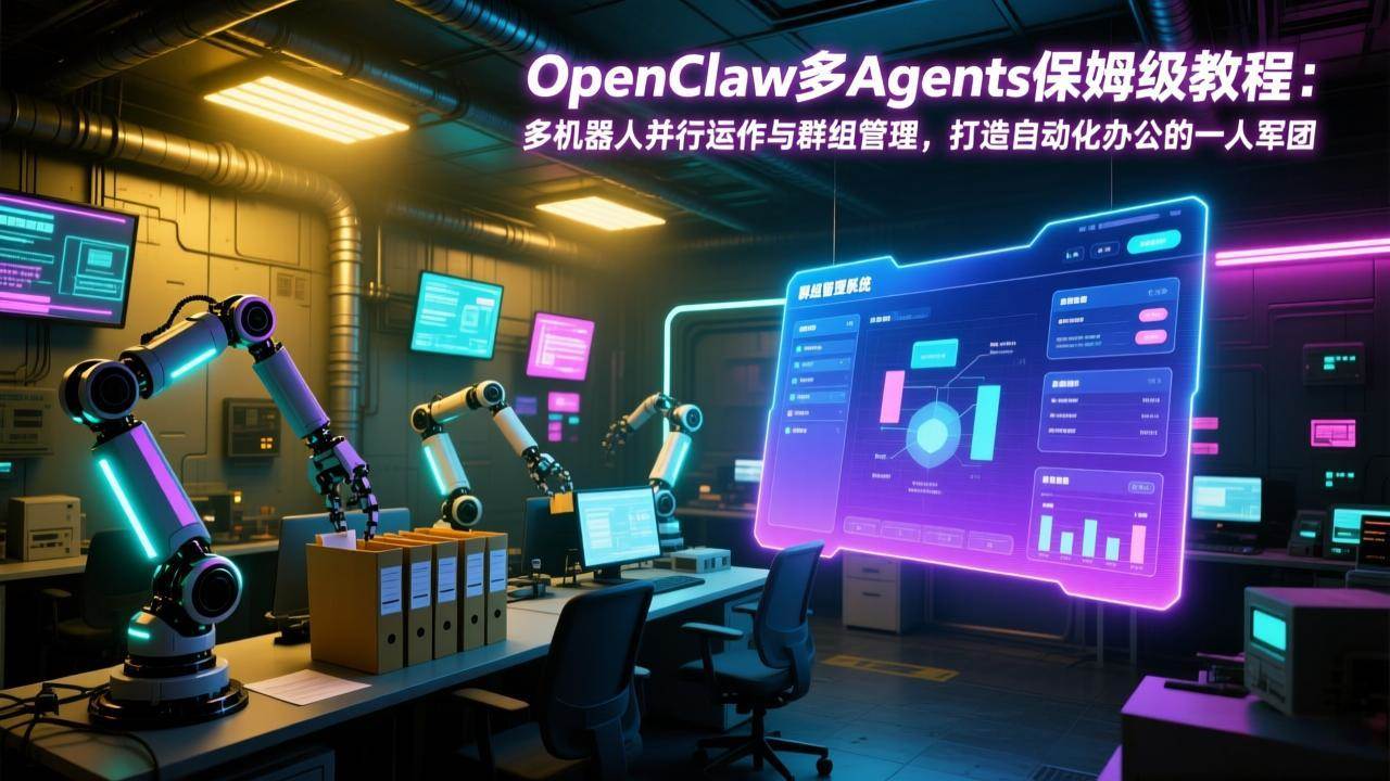 图片[1]-（17563期）OpenClaw多Agents保姆级教程：多机器人并行运作与群组管理，打造自动化办公的一人军团