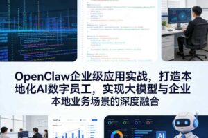 OpenClaw企业级应用实战，打造本地化AI数字员工，实现大模型与企业本地业务场景的深度融合-麦资源网