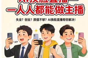 （17719期）AI换脸直播，人人都能做主播-麦资源网