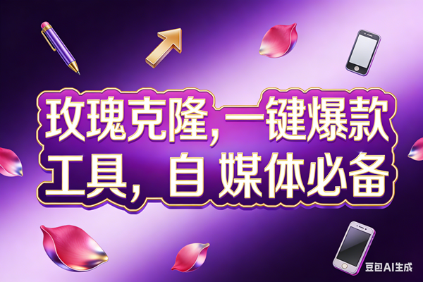图片[1]-（17695期）玫瑰克隆工具，ai鲁大魔，自媒体必备神器，一键爆款，详细教程。