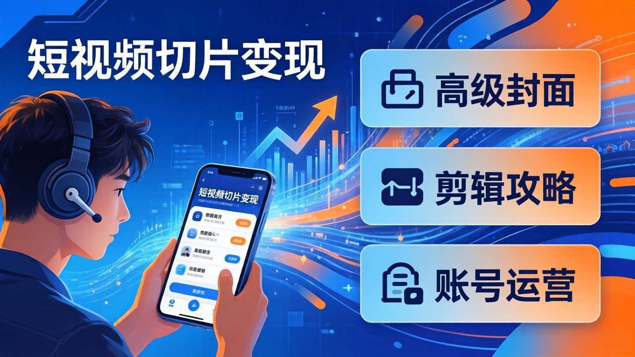 图片[1]-（17758期）短视频切片变现速成班2.0：高级封面+剪辑攻略+账号运营，0基础小白快速入局副业