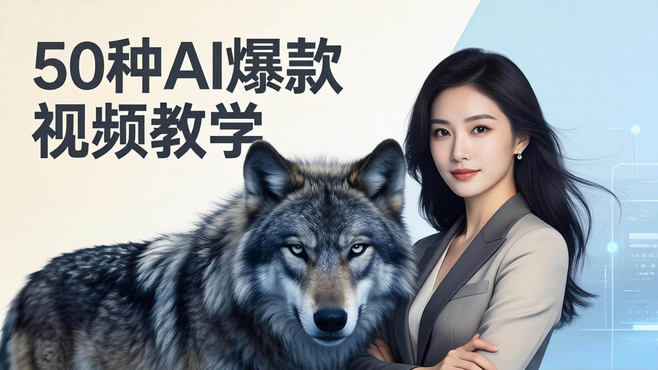 图片[1]-（17815期）50种AI爆款视频教学：影视级古诗词+治愈萌宠+山海经蛟龙，高阶宝典商业落地