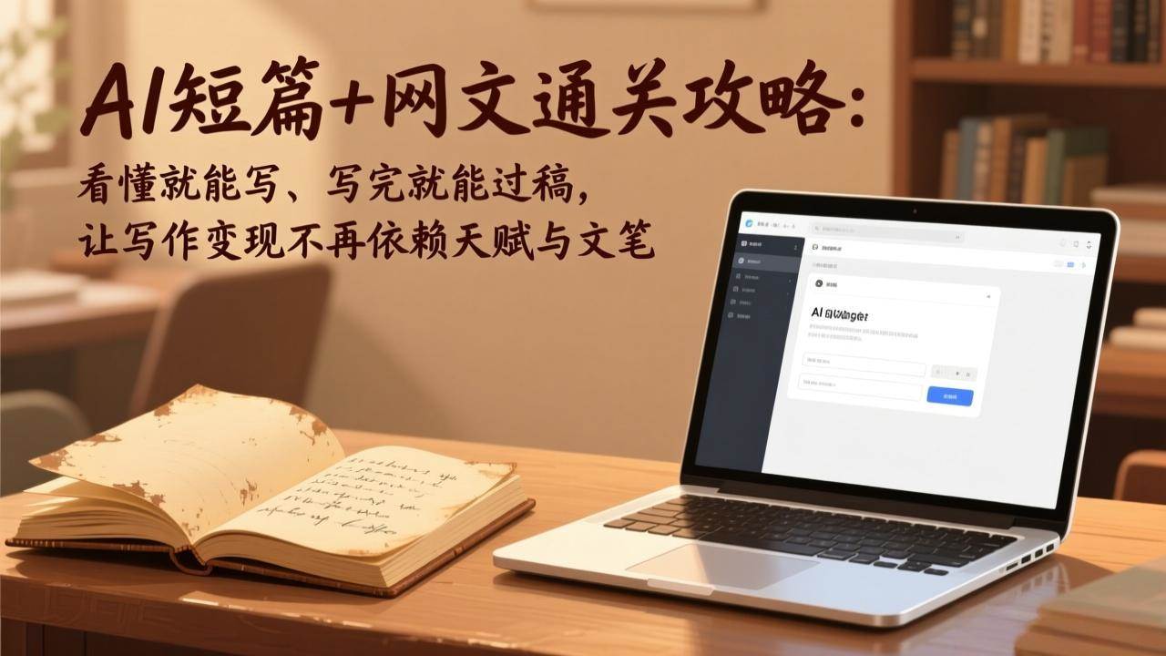 图片[1]-（17515期）AI短篇+网文通关攻略：看懂就能写、写完就能过稿，让写作变现不再依赖天赋与文笔