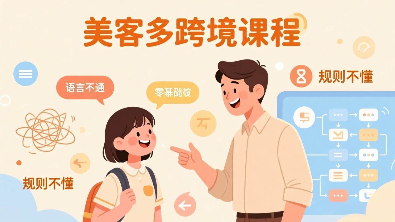 图片[1]-（17503期）怕语言不通、怕不懂规则？零基础小白也能做的美客多跨境课，手把手带你美客多开店稳赚