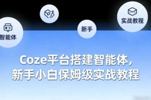 Coze平台搭建智能体，新手小白保姆级实战教程-麦资源网