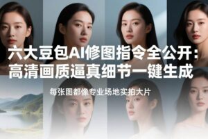 （17481期）六大豆包AI修图指令全公开：高清画质逼真细节一键生成，每张图都像专业场地实拍大片-麦资源网