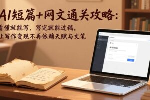 （18064期）AI短篇+网文通关攻略-更新4月：看懂就能写、写完就能过稿，让写作变现不再依赖天赋与文笔-麦资源网