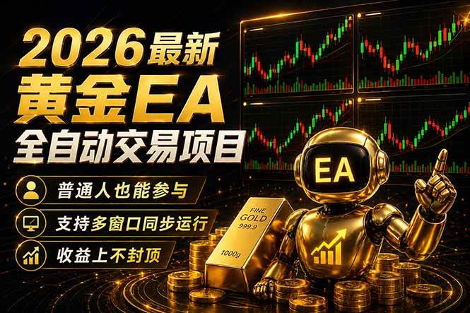 图片[1]-（18230期）最新黄金EA量化赛道，全程自动执行，多窗口操作直接放大结果