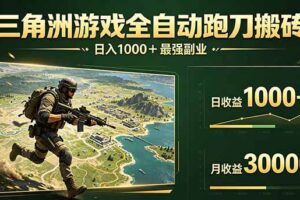 （17999期）三角洲全自动搬砖，轻松躺赢！-麦资源网