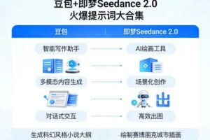 豆包+即梦Seedance 2.0，市面上卖的比较火爆的提示词大合集-麦资源网