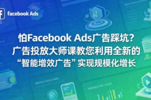 怕Facebook Ads广告踩坑？广告投放大师课教您利用全新的“智能增效广告”实现规模化增长【原创双语字幕】-麦资源网